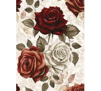 Dipingere con i Numeri Adulti Pianta rosa Paint by Numbers Bambini, DIY Kit di Tele per Pittura a Olio Dipinte a Mano, Hobby Creativi Adulti, Decorazioni Parete, Regalo 80x110cm (con Cornice) J8-738