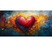 Dipingere con i Numeri Adulti Retrò Dipingere con i Numeri Come con 3 Pennelli + Acrilici + Immagine di Riferimento + Tela Prestampata, Paint by Numbers per Home Decor, Regalo Donna, 30x50cm-fu394u