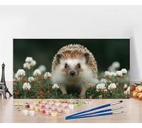 Dipingere Con I Numeri Adulti Riccio Dipingere Con I Numeri Flower Pittura Con I Numeri, Fai Da Te Kit Pittura Adulti Couleur Tela Paintings Kits per Decora la Casa Senza Cornice 60x120cm V-F525