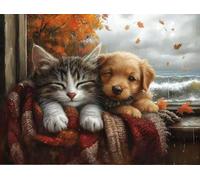 Dipingere con i Numeri Adulti, Sciarpa Per Animali, DIY da Dipingere Numerati Set, Acrilico Pittura Pigmento e Pennelli,Regalo Camera da Letto Decorazione da Parete, Senza Cornice 100x130cm WM6L-68