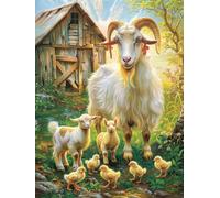 Dipingere Con I Numeri Adulti Soutien Paint by Numbers Poulet Pittura Con I Numeri, Fai Da Te Kit Pittura Adulti Paintings Kits con Accessori per Decora la Casa Regalo, Senza Cornice 70x100cm Z-4684