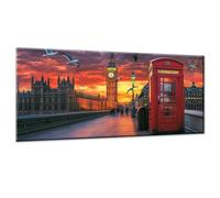 Dipingere con i Numeri Adulti Tramonto DIY Paint by Numbers Città Quadri da Dipingere Numerati con 3 Pennelli e Colori Acrilici, Hobby Creativi Adulti, Idee Regalo Bambini Donna, 20x40cm w0-480