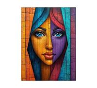 Dipingere con i Numeri Adulti Viso Fai da te Hobby Creativi Adulti con Colore Tele per Dipingere Arte del Personaggio 70 x 50 CM 36 Colori Acrilici e Pennello Pittura,Quadri Moderni Soggiorno 2YH-9681