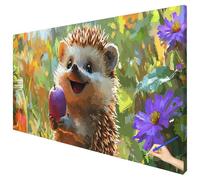 Dipingere con i Numeri Adulti XXL 120x50cm Paint by Numbers Animali Kit Pittura Adulti Dipingere con i Numeri Bambini Piante Painting by Numbers Kit per Acrilico Olio per Regalo Donna Decor L-47