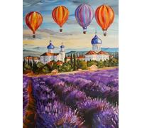 Dipingere Con I Numeri Architettura, Pianta Dipingere Con I Numeri Adulti, Fai Da Te Disegni da Colorare per Adulti Con Pennelli e Vernice Acrilica, Paint by Numbers Kits, Decor Casa, 50x70cm 3-3898