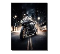 Dipingere con i Numeri Bambini Motociclo Concorso Kit fai da Te Acrilici e Pennelli per Principianti Dipingere con i Numeri con Telaio, Hobby Creativi Adulti, Decora la casa Regalo 50 x 70 cm KSWDK941