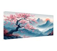Dipingere con i Numeri Collina di Sakura Dipingere con i Numeri per Adulti, Kit Pittura Bambini Principiant, Paint by Numbers Fai da te Olio La Quadri da Dipingere Numerati Regalo, 60x120cm Z-477