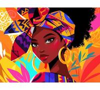 Dipingere con i Numeri Donna Dipingere con i Numeri Adult, Sciarpa Painting by Numbers Kit con Pigmento Acrilico e Pennelli, Hobby Creativi Adult Art Kit, Decorazione Della Casa 120x90cm, Model 34