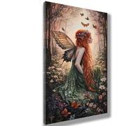 Dipingere con i Numeri Farfalla Dipingere con i Numeri Bambini e Principianti Ragazza Paint by Numbers Kits, Pennelli Pigmenti Acrilici, Decorazioni Casa, Regalo Donna, 60 x 120 cm(Senza Cornice)938-W