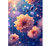 Dipingere con i Numeri Fiore Dipingere con i Numeri Adult Sogno, Kit di Pittura Paint by Numbers Hobby Creativi Adulti con Pigmento Acrilico, Paint by Numbers per Decora la casa 40x50cm, Model 952