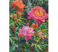 Dipingere Con I Numeri Flower, Pianta Dipingere Con I Numeri Adulti, Fai Da Te Disegni da Colorare per Adulti Con Pennelli e Vernice Acrilica, Paint by Numbers Kits, Decor Casa Regalo, 40x50cm W-7964