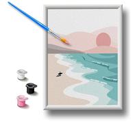 Dipingere con i Numeri Lavoretti Creativi per Bambini Bambina 5 6 7 8 9 10 11 Anni Paint by Numbers Quadri Numerati Kit Pittura Lavoretti Painting Disegno DIY Dipingi Fai Da Te Regalo Regali Lungomar