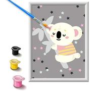 Dipingere con i Numeri Lavoretti Creativi per Bambini Bambina 5 6 7 8 9 10 11 Anni Paint by Numbers Quadri Numerati Kit Pittura Lavoretti Painting Disegno DIY Dipingi Fai Da Te Regalo Regali Koala