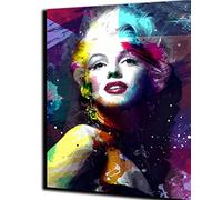 Dipingere con i numeri, per adulti, bambini, ragazze, sogni, Marilyn Monroe, 16 x 20 pollici, tela fai da te, pittura a olio, idea regalo dipinta a mano, decorazione principale, con cornice