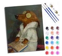 Dipingere con i numeri, per adulti e principianti, tela Pequeño Tigre colorido scelta per compleanno, anniversario o qualsiasi festival, kit di pittura acrilica fai da te per la decorazione della