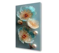 Dipingere con i Numeri per Adulti Fiore Paint by Numbers Kit Perla Fai da te Hobby Creativi Adulti, Dipingere Numerati con Pennelli e Acrilico Pigmento, Decorazione Parete Regalo 50x100 cm L651