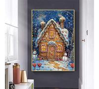 Dipingere con i Numeri per Adulti, Kit di Pittura a Olio Principianti DIY Paint by Numbers per Decorazione Della Casa Regalo, Passatempo Arte Moderna, Senza Cornice, 20x30 cm (cottage amore) Q-298