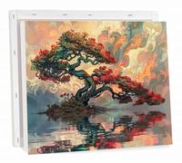 Dipingere con i Numeri per Adulti Principianti, Sogno Dipingere con i Numeri Bambini, Albero della vita Paint by Numbers Kit Fai da Te Olio La Pittura Kit con Vernici 20x30 cm con Telaio h-9242