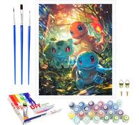 Dipingere con i numeri, per bambini, adulti, principianti, dipinto a mano, kit per pittura ad olio per ragazze ragazzi dai 7 8 9 anni, giocattolo fai da te come regalo di compleanno per bambini, senza