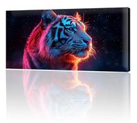 Dipingere con i Numeri Sogno Tigre, XXL Dipingere con i Numeri Adulti, kit di Pittura Acrilica Fai-da-Te Bambini, Principianti Semplice Dipinto Tela kit, Decorazioni Casa Artigianato 40x80cm w-626
