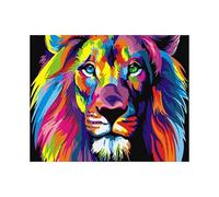 Dipingere con i numeri - Stile 24 - Leone - 40x50cm - Senza cornice - Arte murale