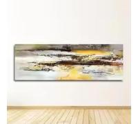 Dipingere quadri per la decorazione della casa del soggiorno Quadro Su Tela Arte astratta, poster e stampe su tela, 20x60 cm senza cornice