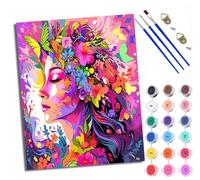 Dipingi coi numeri per adulti e donne con i numeri colorati per adulti Kit fai da te su tela da dipingere con i numeri, kit di artigianato per rilassarsi e alleviare lo stress, regalo per la
