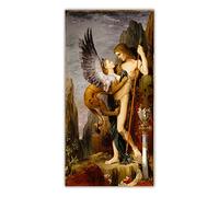 Dipingi coi numeri, per adulti, Edipo e la Sfinge di Gustave Moreau, kit di pittura con i numeri, su tela