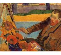 Dipingi coi numeri per adulti Il pittore che dipinge girasoli - Gauguin - Kit per dipingere con i numeri su tela