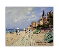 Dipingi coi numeri per adulti The Beach at Trouville 1870 di Claude Monet - Kit di pittura con i numeri, su tela, per adulti