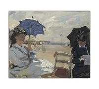 Dipingi coi numeri per adulti The Beach at Trouville 1870 di Claude Monet Kit di pittura su tela regali arti artigianato per la casa