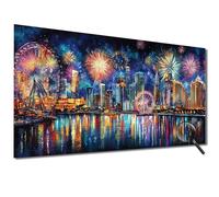 Dipingi con i Numeri Adulti Città Dipingi con i Numeri Bambini Fuochi d'artificio Paint by Numbers, Hobby Creativi Adulti Colorare con i Numeri, Decorazione Regalo Donna 40x80cm Senza Cornice-1W274