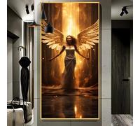 Dipingi con i Numeri Adulti Grandi Dimensioni 50x100cm，Angelo dea Dipingere con i Numeri Hobby Creativi Adulti，Fai da Te Acrilici Paint by Numbers，Decor da Parete di Casa Regali（Senza Cornice）J25