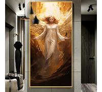 Dipingi con i Numeri Adulti Grandi Dimensioni 50x100cm，Bellezza Angelo Dipingere con i Numeri Hobby Creativi Adulti，Fai da Te Acrilici Paint by Numbers，Decor da Parete di Casa Regali（Senza Cornice）I26