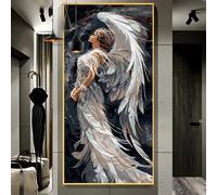 Dipingi con i Numeri Adulti Grandi Dimensioni 50x100cm，Sexy Angelo Dipingere con i Numeri Hobby Creativi Adulti，Fai da Te Acrilici Paint by Numbers，Decor da Parete di Casa Regali（Senza Cornice）J66