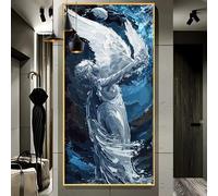 Dipingi con i Numeri Adulti Grandi Dimensioni 50x150cm，Angelo Bellezza Dipingere con i Numeri Hobby Creativi Adulti，Fai da Te Acrilici Paint by Numbers，Decor da Parete di Casa Regali（Senza Cornice）J13