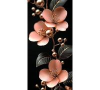 Dipingi con i Numeri per Adulti, Gigli Paint by Numbers Kit Principianti Con 3 Penne, Hobby Creativi Adulti Regalo Donna, Halloween Decorazioni Natalizie Casa (senza cornice) 60x120cm J0L-1374