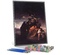 Dipingi con i numeri per adulti Incantation Painting by Francisco Goya Paint by Numbers Kit per bambini e adulti