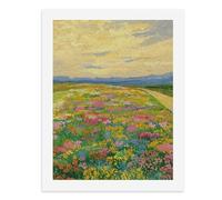 Dipingi con i numeri, un campo colorato di fiori di campo kit per pittura digitale per adulti Crea la tua scena magica forniture artistiche senza cornice 40 x 50 cm