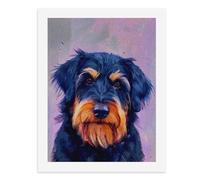 Dipingi con i numeri, un ritratto colorato di un cane Kit per pittura digitale per adulti Crea la tua scena magica forniture artistiche senza cornice 40 x 50 cm