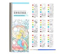 Dipingi con l'acqua Libri per bambini, Libro sull'per bambini Set pittura | Libro per acquerelli per bambini Pittura ad acqua Kit artistico per pittura a colori rive
