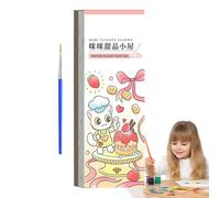 Dipingi con l'acqua Libri per bambini, Libro sull'per bambini spessa | Libro sugli acquerelli Cognizione del colore Creatività e mestieri Attività Attività di viaggio Viaggio in aereo in auto