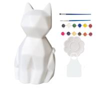 Dipingi il tuo kit di lampade - dipingi il tuo kit di lampade per bambini, set di pittura di luci notturne per gatti | kit da disegno fatto a mano, luci da tavolo con dinosauri, arti e manualid