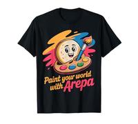 Dipingi Il Tuo Mondo con Arepa Design Maglietta