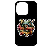 Dipingi Le Vacanze Luminoso Pittore Natale Artista Amante Dell' Custodia per iPhone 14 Pro