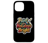 Dipingi Le Vacanze Luminoso Pittore Natale Artista Amante Dell' Custodia per iPhone 15