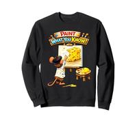 Dipingi Quello Che sai - Simpatico Design a Forma di Top Felpa