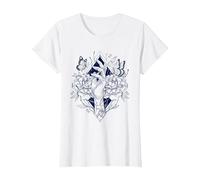 Dipingo la mia Realtà X Frida Kahlo. Maglietta, Donna, Bianco, XL