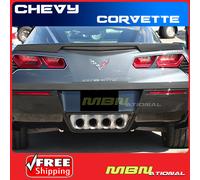 Dipinta Spoiler Per 14-19 Chevrolet Chevy Corvette ABS Retro Tronco WA8555 Nero