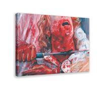 Dipinti artistici su tela con intervista ai vampiri, decorazione artistica da parete per soggiorno e camera da letto, 50 x 75 cm